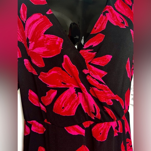 🔹2 for$12🔹 
NWOT Nine West Floral Long Sleeve Dress - Picture 3 of 9